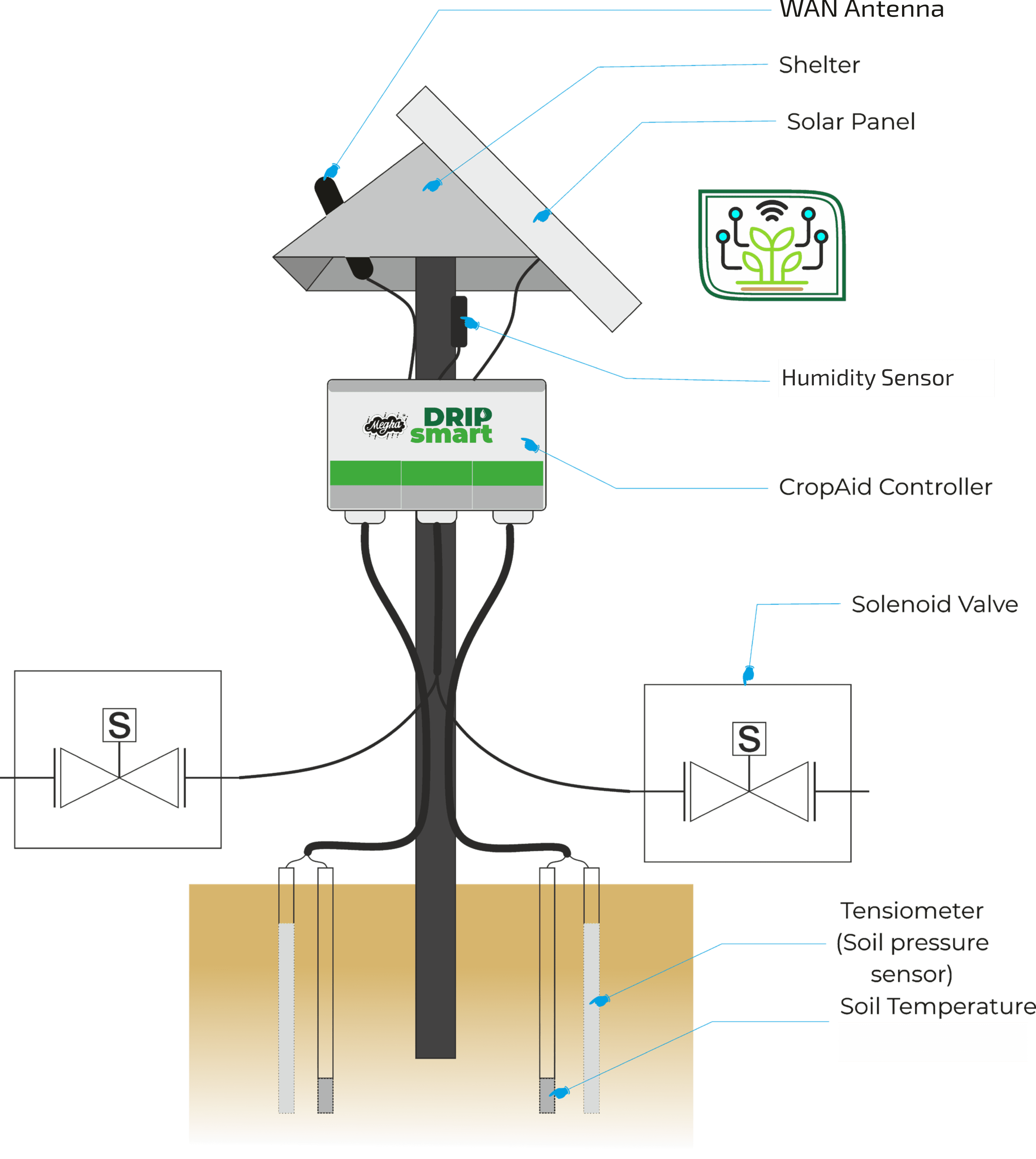 drip irrigation layout